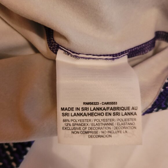 Nike Pro Dri Fit Hyperwarm Women's Purple and Black Turtleneck NWT XL - Picture 10 of 13